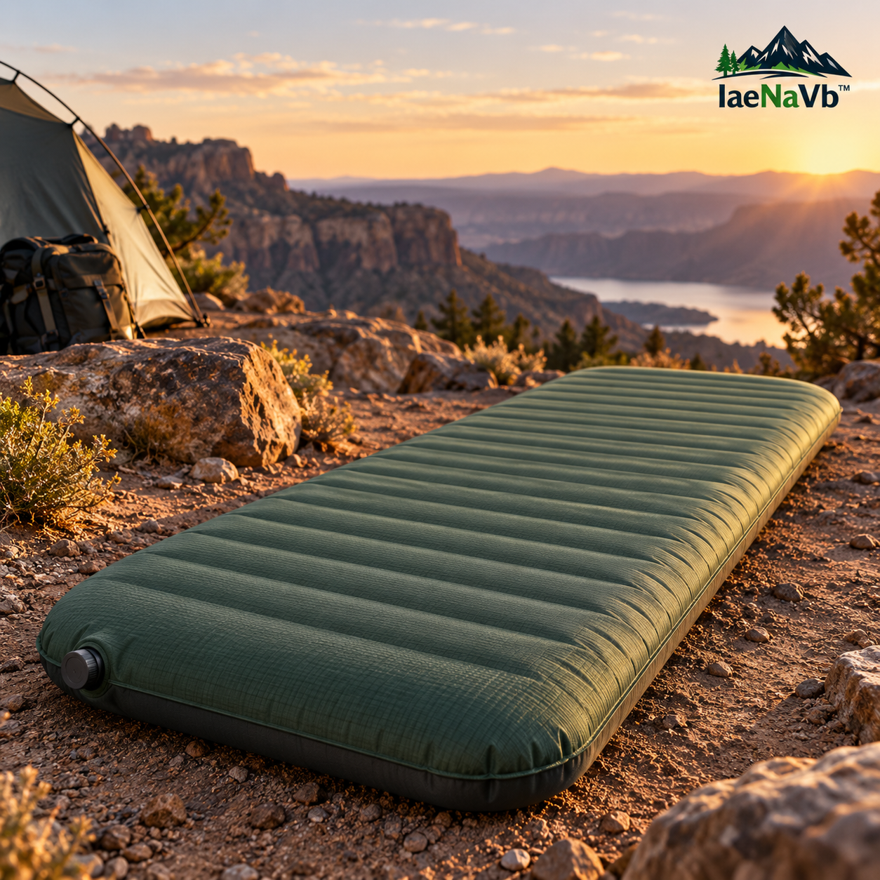 TrailRest sleeping pad campsite