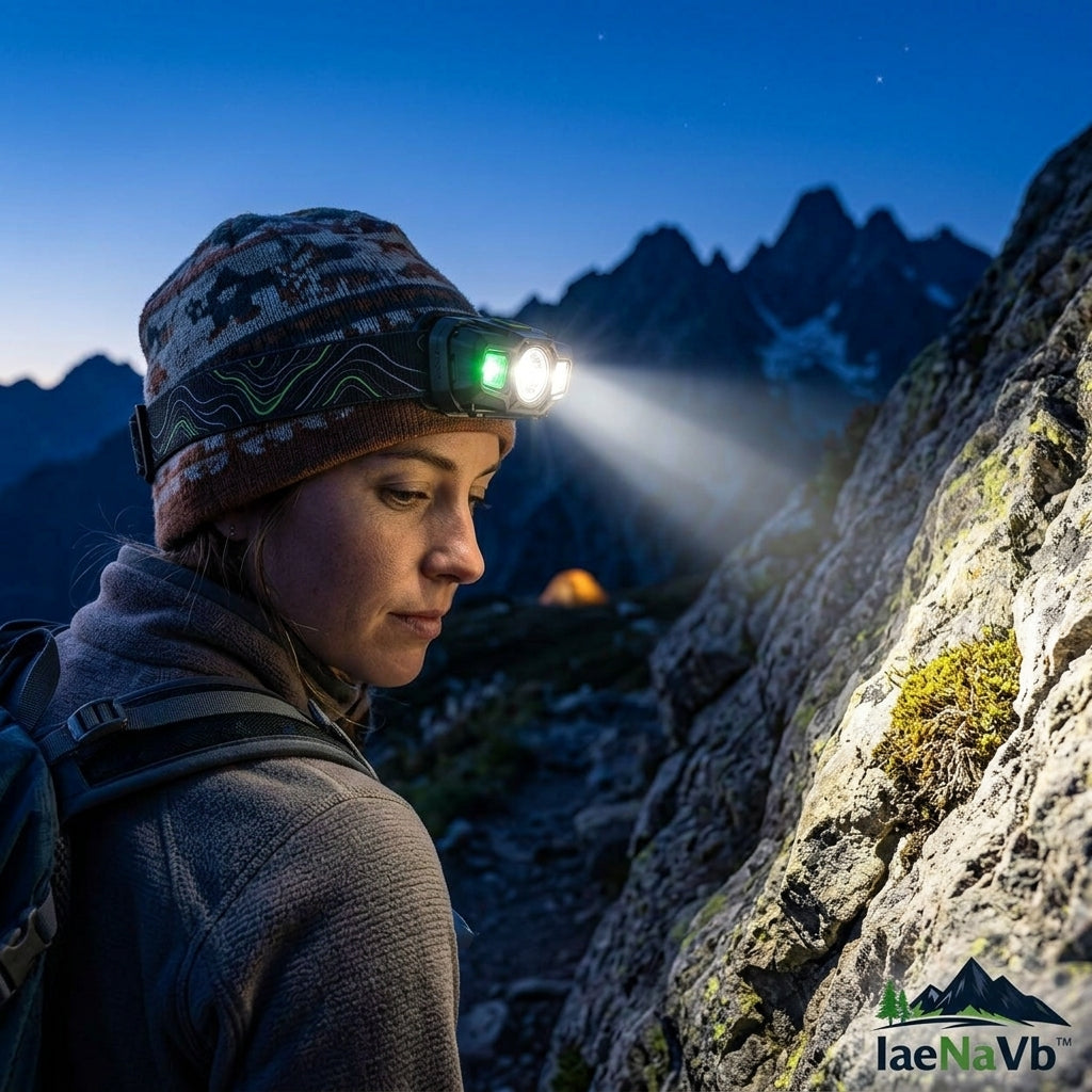 NightPath headlamp at night