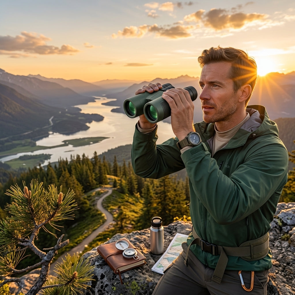 VistaPeak binoculars in use