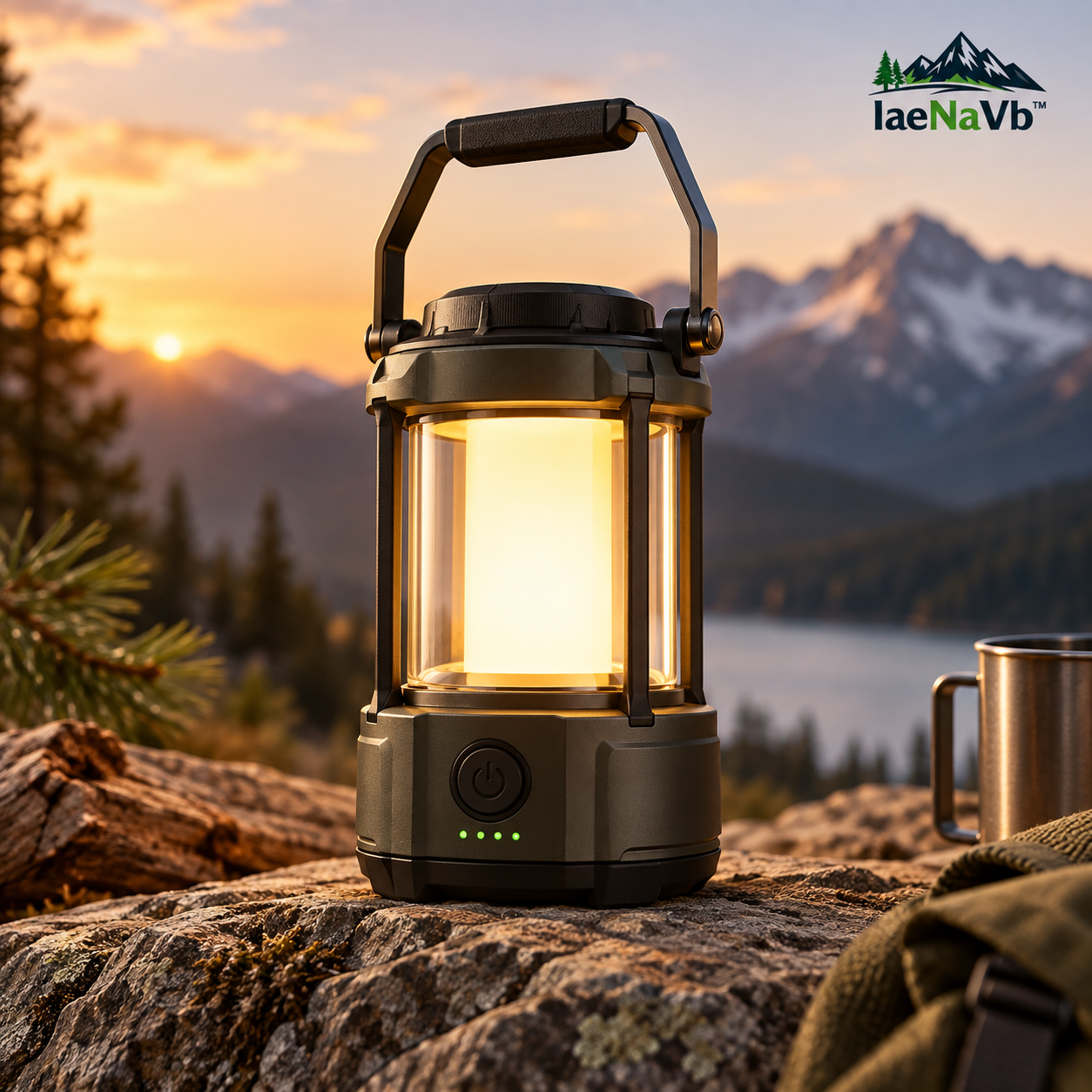 IaeNaVb EmberGlow Rechargeable Camp Lantern
