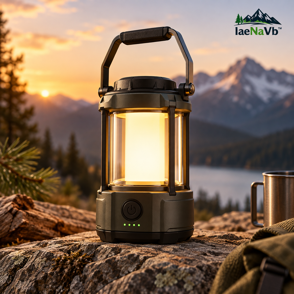 IaeNaVb™ EmberGlow Rechargeable Camp Lantern
