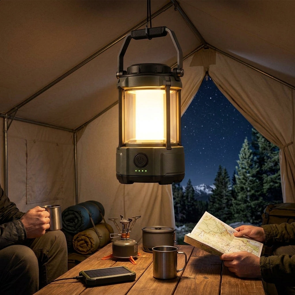 IaeNaVb™ EmberGlow Rechargeable Camp Lantern