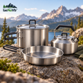 IaeNaVb™ AlpineNest Camping Cookware Set