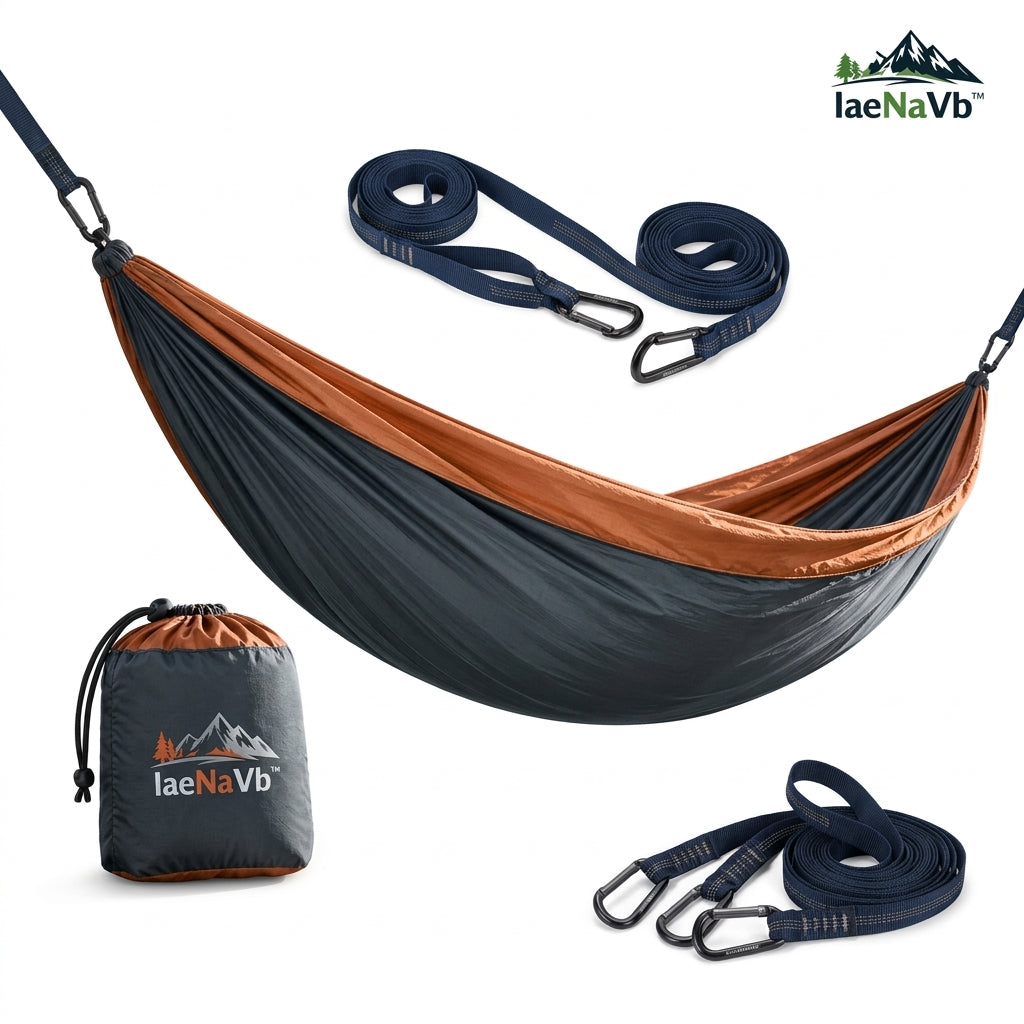 IaeNaVb™ PineRest Lightweight Camping Hammock