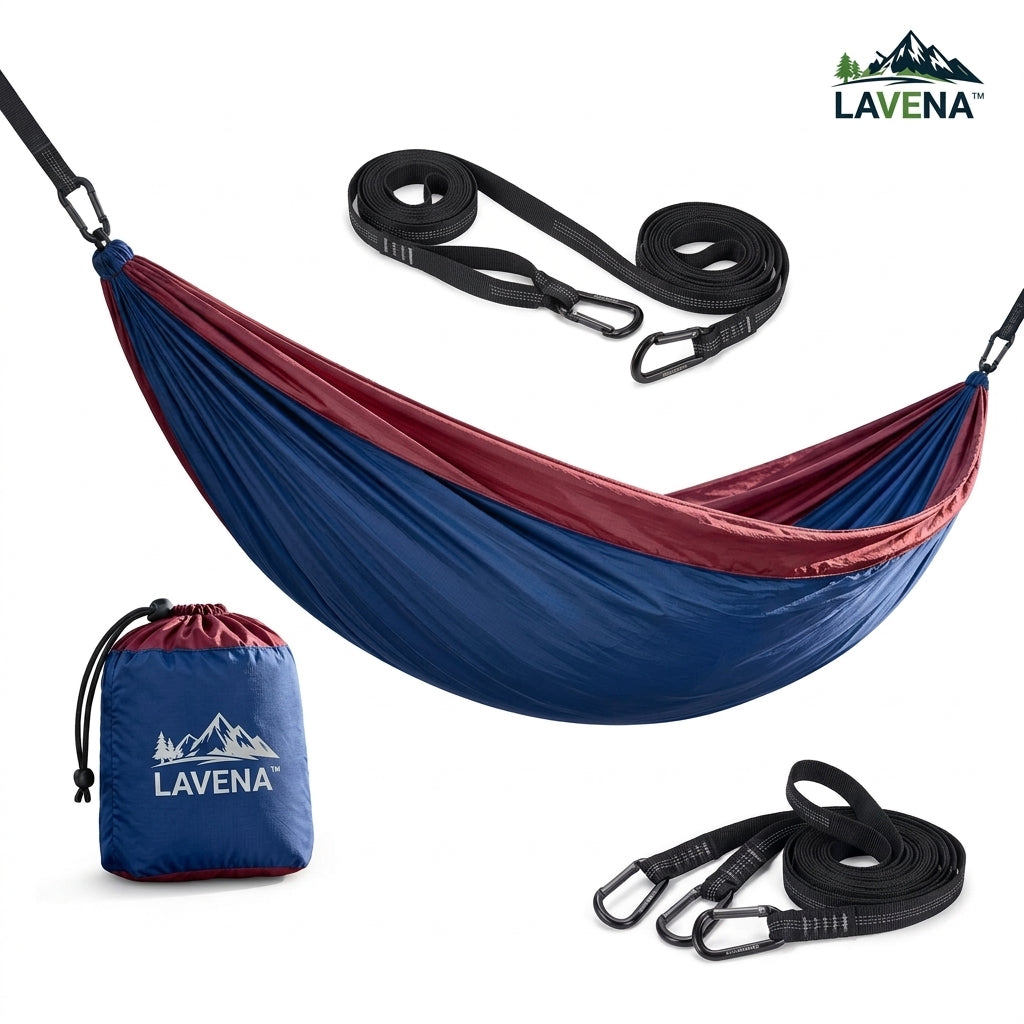 IaeNaVb™ PineRest Lightweight Camping Hammock
